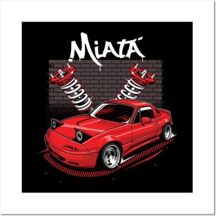 Mazda MX-5 Posters and Art